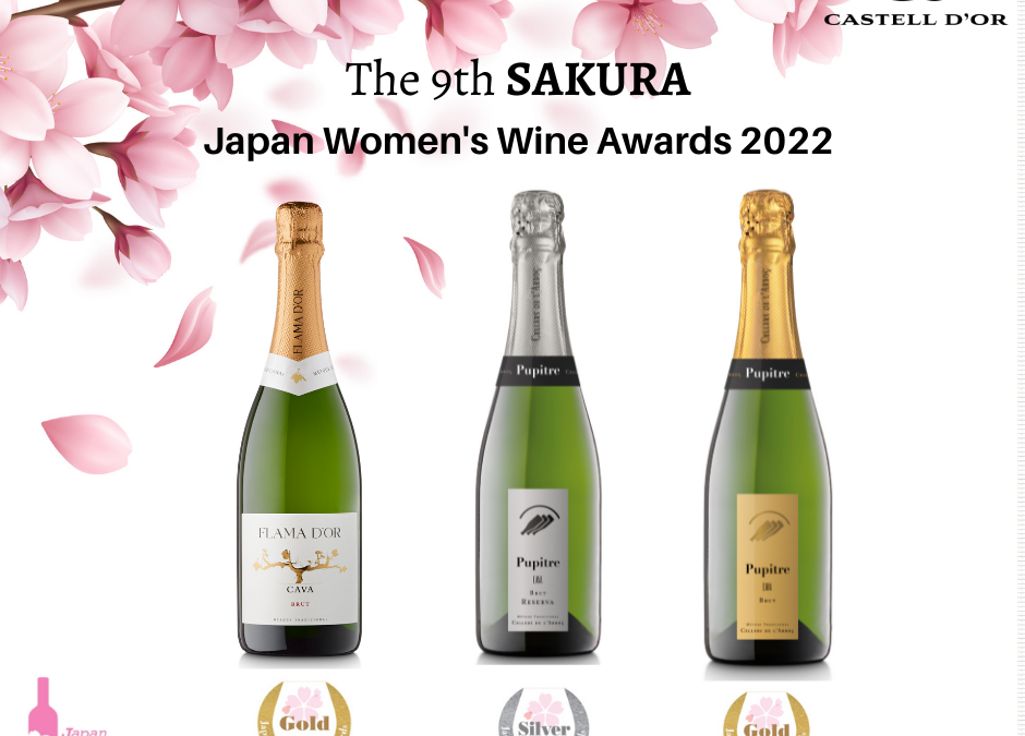 Castell d’Or brilla con tres nuevas medallas en el Concurso SAKURA Japan Women’s Wine Awards