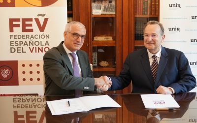 UNIR y FEV firman un acuerdo para impulsar la formación en diferentes áreas relacionadas con la gestión del mundo del vino