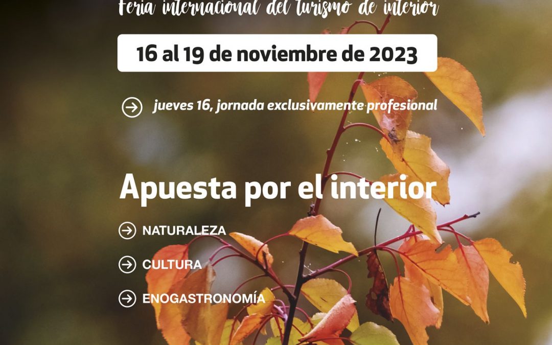 Intur, nueva cita con el turismo de interior en noviembre en Feria de Valladolid